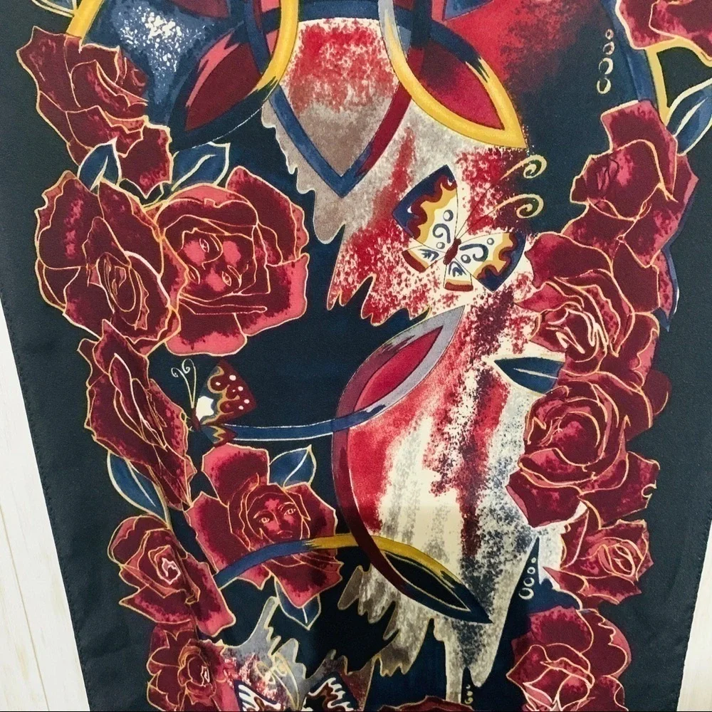 Sari floral butterflies